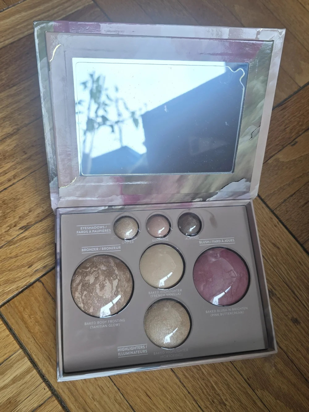 Laura Geller Baked Full Face Basics Palette - Pink & Gold Marble